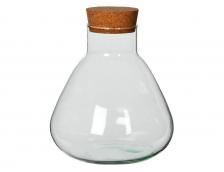 Флакон - флорариум ЭМИЛИ с пробкой , 24.5х22.5 см, Edelman