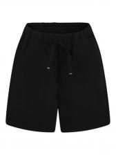 MSGM Kids шорты с логотипом, черный MSGM Kids шорты с логотипом, черный