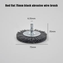80/120/180/240 плоская абразивная щетка для дрели, вращающийся инструмент для удаления ржавчины/коррозии/краски, нейлоновая абразивная щетка, зернистость 1/4 дюйма, хвостовик 80/120/180/240 плоская абразивная щетка для дрели, вращающийся инструмент для удаления ржавчины/коррозии/краски, нейлоновая абразивная щетка, зернистость 1/4 дюйма, хвостовик