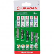 Набор пильных полотен по дереву и металлу Uragan 159489-H5_z02 Набор пильных полотен по дереву и металлу Uragan 159489-H5_z02