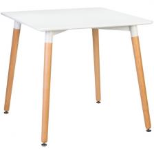 Стол обеденный (ножки светлый бук, столешница белая) Dobrin 03-TD-LMZL SERRA SERRA, цвет столешницы белый, основания бук (квадратная столешница, 4 ножки) Стол обеденный (ножки светлый бук, столешница белая) Dobrin 03-TD-LMZL SERRA SERRA, цвет столешницы белый, основания бук (квадратная столешница, 4 ножки)