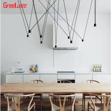 Подвесная лампа GreeLustr геометрическая металлическая черная 110В Подвесная лампа GreeLustr геометрическая металлическая черная 110В