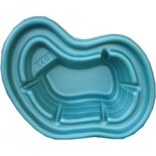 Декоративный пруд ЦентрПласт 140 л пластиковый 124x96x40 см зеленый 19290 Декоративный пруд ЦентрПласт 140 л пластиковый 124x96x40 см зеленый 19290