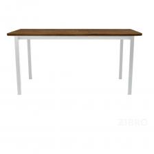 Стол офисный LuxAlto ST45 белый/ ЛДСП коричневый дуб, 160x70 34527 Стол офисный LuxAlto ST45 белый/ ЛДСП коричневый дуб, 160x70 34527