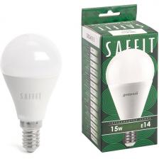 Лампа светодиодная Saffit SBG4515 55211 Шарик E14 15W 230V 6400K Лампа светодиодная Saffit SBG4515 55211 Шарик E14 15W 230V 6400K