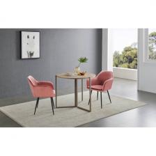 Стол с закругленными углами на 4 персоны B2389 D90 дуб ESF D90-ОАК (круглая столешница) Стол с закругленными углами на 4 персоны B2389 D90 дуб ESF D90-ОАК (круглая столешница)