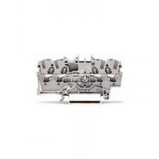 Клемма 4-проводная проходная на DIN рейку WAGO (2002-1401), цена за 1 шт Клемма 4-проводная проходная на DIN рейку WAGO (2002-1401), цена за 1 шт