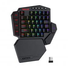 Клавиатура игровая беспроводная Redragon Diti K585 Pro, Brown, черный, английская раскладка Клавиатура игровая беспроводная Redragon Diti K585 Pro, Brown, черный, английская раскладка