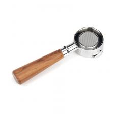 Кофе машина держатель фильтра E61 бездонного Portafilter с деревянной ручкой Кофе машина держатель фильтра E61 бездонного Portafilter с деревянной ручкой