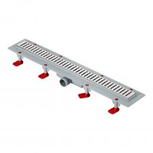 Лоток душевой АНИ пласт Бимс с сухим затвором 62х650 мм d40 мм решетка из нержавеющей стали (TLQ1465G) Лоток душевой АНИ пласт Бимс с сухим затвором 62х650 мм d40 мм решетка из нержавеющей стали (TLQ1465G)