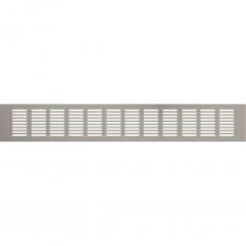 Прямоугольная вентиляционная решетка изготовлена из анодированного алюминия. Используется в качестве внутренней, наружной или переточной решетки. Идеально при монтаже в подоконники для правильного распределения воздуха от центрального отопления, обшивки радиаторов, дверей, мебели. Современный дизайн решетки будет уместен как в минималистичном, так и в классическом интерьере. Прямоугольная вентиляционная решетка изготовлена из анодированного алюминия. Используется в качестве внутренней, наружной или переточной решетки. Идеально при монтаже в подоконники для правильного распределения воздуха от центрального отопления, обшивки радиаторов, дверей, мебели. Современный дизайн решетки будет уместен как в минималистичном, так и в классическом интерьере.