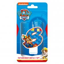 Свеча на торт Щенячий патруль Цифра 8 Свеча на торт Щенячий патруль Цифра 8