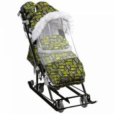 Коляска комби Ника Детям НД7-8SK/4 Спортивный лимонный Коляска комби Ника Детям НД7-8SK/4 Спортивный лимонный