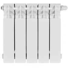 Радиатор Stout TITAN VENTIL 350 SRB-3320-035005, 5 секций, биметаллический, нижнее правое подключение, белый RAL 9016 Радиатор Stout TITAN VENTIL 350 SRB-3320-035005, 5 секций, биметаллический, нижнее правое подключение, белый RAL 9016