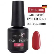 NailsProfi, Гель лак для ногтей, маникюра, педикюра, C-Gel Polish 060 - 12 мл NailsProfi, Гель лак для ногтей, маникюра, педикюра, C-Gel Polish 060 - 12 мл