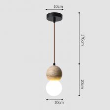 Подвесной светильник Juhaw желтый травертин Подвесной светильник Juhaw желтый травертин