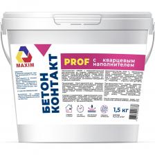 Грунт бетонконтакт Maxim с крупным кварцевым наполнителем, для внутренних и наружных работ, 1.5 кг 11612302 предназначен для нанесения на гладкие поверхности стен, потолков, пола, фасадов зданий перед проведением малярно-штукатурных и плиточных работ. Отлично проявляет себя в сложных условиях эксплуатации, во влажных помещениях и уличных строениях. Применение: Грунт наносится для предварительной обработки слабо впитывающих оснований перед нанесением штукатурок, шпатлевок, монтажа гипсовых плит, в качестве сцепляющей грунтовки перед укладкой плитки поверх старой плитки с помощью плиточного клея. Снижает и выравнивает водопоглощение сильновпитывающих оснований (гипсолит, штукатурка, цементные плиты, кирпич) создавая идеальные условия для последующей обработки поверхности и финишной отделки. Нанесение: Состав готов к применению. Грунт перемешивают и наносят на сухую, очищенную поверхность кистью, валиком сплошным равномерным слоем при температуре воздуха не ниже +5°С. Через 2-3 часа* поверхность готова к последующему покрытию (*при температуре от +15°С до +25°С). При высыхании грунт создает шероховатую поверхность, которая обладает повышенным сцеплением основания с последующими отделочными покрытиями, значительно уменьшая их расход. «Бетонконтакт» MAXIM износостойкий, обладает антибактериальными свойствами, нетоксичен, не имеет запаха Состав: акриловая дисперсия, кварц, пластификатор, целевые добавки, антисептик. Срок годности 12 месяцев. Не замораживать! Грунт бетонконтакт Maxim с крупным кварцевым наполнителем, для внутренних и наружных работ, 1.5 кг 11612302 предназначен для нанесения на гладкие поверхности стен, потолков, пола, фасадов зданий перед проведением малярно-штукатурных и плиточных работ. Отлично проявляет себя в сложных условиях эксплуатации, во влажных помещениях и уличных строениях. Применение: Грунт наносится для предварительной обработки слабо впитывающих оснований перед нанесением штукатурок, шпатлевок, монтажа гипсовых плит, в качестве сцепляющей грунтовки перед укладкой плитки поверх старой плитки с помощью плиточного клея. Снижает и выравнивает водопоглощение сильновпитывающих оснований (гипсолит, штукатурка, цементные плиты, кирпич) создавая идеальные условия для последующей обработки поверхности и финишной отделки. Нанесение: Состав готов к применению. Грунт перемешивают и наносят на сухую, очищенную поверхность кистью, валиком сплошным равномерным слоем при температуре воздуха не ниже +5°С. Через 2-3 часа* поверхность готова к последующему покрытию (*при температуре от +15°С до +25°С). При высыхании грунт создает шероховатую поверхность, которая обладает повышенным сцеплением основания с последующими отделочными покрытиями, значительно уменьшая их расход. «Бетонконтакт» MAXIM износостойкий, обладает антибактериальными свойствами, нетоксичен, не имеет запаха Состав: акриловая дисперсия, кварц, пластификатор, целевые добавки, антисептик. Срок годности 12 месяцев. Не замораживать!