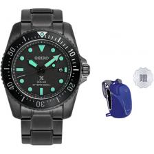 Коллекция PROSPEX Мужские часы SEIKO с солнечным механизмом на стальном браслете Черный циферблат Коллекция PROSPEX Мужские часы SEIKO с солнечным механизмом на стальном браслете Черный циферблат