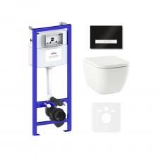 Комплект: инсталляция с унитазом Lavinia Boho One Compacto 6 в 1 75110075 - комплексное предложение, включающее все необходимое для установки и комфортного использования подвесной керамики. Чаша унитаза крепится на инсталляционную систему, далее на стену монтируется клавиша смыва для подачи воды. Подвесной унитаз, как правило, находится над полом на высоте около 100 мм, что облегчает уборку и обеспечивает доступ для свободного мытья пола под чашей. Санитарный фарфор Lavinia Boho имеет более твердую и гладкую поверхность, нежели сантехнический фаянс. Благодаря современному оборудованию и обжигу керамики при температуре 1250 °С образуется беспористая многослойная глазурь, которая отличается низким коэффициентом водопоглощения и меньше впитывает грязь и запахи. Сиденье с крышкой изготовлено из прочного дюропласта с петлями из нержавеющей стали и имеет идеальное сочетание глянцевого цвета с керамикой. Комплект: инсталляция с унитазом Lavinia Boho One Compacto 6 в 1 75110075 - комплексное предложение, включающее все необходимое для установки и комфортного использования подвесной керамики. Чаша унитаза крепится на инсталляционную систему, далее на стену монтируется клавиша смыва для подачи воды. Подвесной унитаз, как правило, находится над полом на высоте около 100 мм, что облегчает уборку и обеспечивает доступ для свободного мытья пола под чашей. Санитарный фарфор Lavinia Boho имеет более твердую и гладкую поверхность, нежели сантехнический фаянс. Благодаря современному оборудованию и обжигу керамики при температуре 1250 °С образуется беспористая многослойная глазурь, которая отличается низким коэффициентом водопоглощения и меньше впитывает грязь и запахи. Сиденье с крышкой изготовлено из прочного дюропласта с петлями из нержавеющей стали и имеет идеальное сочетание глянцевого цвета с керамикой.