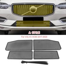 4 шт., автомобильная защита от насекомых, защитная крышка для воздухозаборника, сетка для вставки, вентиляционная сетка, гоночная решетка, фильтр, аксессуары для VOLVO XC60 2017-2025 4 шт., автомобильная защита от насекомых, защитная крышка для воздухозаборника, сетка для вставки, вентиляционная сетка, гоночная решетка, фильтр, аксессуары для VOLVO XC60 2017-2025
