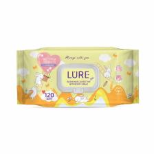 Влажные салфетки Lure для всей семьи, 120 шт. Влажные салфетки Lure для всей семьи, 120 шт.