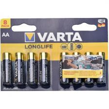 Батарейки Varta LONGLIFE AA бл.8 Батарейки Varta LONGLIFE AA бл.8