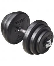 Гантель разборная пластиковая 19,5 кг BaseFit в коробке DB-720 Гантель разборная пластиковая 19,5 кг BaseFit в коробке DB-720