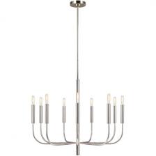 Подвесная люстра на штанге Feiss Brianna FE-BRIANNA9-PN Подвесная люстра на штанге Feiss Brianna FE-BRIANNA9-PN