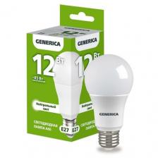 Лампа LED A60 груша 8Вт 230В 4000К E27 GENERICA Лампа LED A60 груша 8Вт 230В 4000К E27 GENERICA