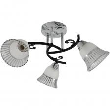 Люстра ЭкономСвет классическая 12259/3MR+CR+BK WT+CL представляет собой надежное и функциональное решение для освещения помещений. Она выполнена в классическом стиле, что позволяет ей гармонично вписаться в любой интерьер. Люстра имеет накладной тип крепления на планке, что обеспечивает простоту установки. Она оснащена тремя лампами с цоколем E27, что позволяет использовать лампы накаливания, светодиодные или люминесцентные. Мощность каждой лампочки составляет 60 Вт, а общая мощность светильника достигает 180 Вт, что обеспечивает качественное освещение площади до 7 м?. Люстра выполнена из металла и стекла, что гарантирует долговечность и устойчивость к внешним воздействиям. Белый и черный цвета арматуры и плафонов придают изделию элегантный вид. Люстра ЭкономСвет классическая 12259/3MR+CR+BK WT+CL представляет собой надежное и функциональное решение для освещения помещений. Она выполнена в классическом стиле, что позволяет ей гармонично вписаться в любой интерьер. Люстра имеет накладной тип крепления на планке, что обеспечивает простоту установки. Она оснащена тремя лампами с цоколем E27, что позволяет использовать лампы накаливания, светодиодные или люминесцентные. Мощность каждой лампочки составляет 60 Вт, а общая мощность светильника достигает 180 Вт, что обеспечивает качественное освещение площади до 7 м?. Люстра выполнена из металла и стекла, что гарантирует долговечность и устойчивость к внешним воздействиям. Белый и черный цвета арматуры и плафонов придают изделию элегантный вид.