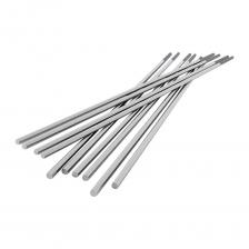 Электроды неплавящиеся вольфрамовые Svarcity WC-20 Вольфрамовый электрод – неплавящийся проводник, используемый для сварочных работ в среде защитного газа аргона или гелия. Вольфрам – самый тугоплавкий металл. Вольфрамовые электроды WC 20 состоят из вольфрама и 2% оксида церия. Церий не является радиоактивным элементом, поэтому такие электроды можно затачивать без риска для здоровья. Такие стержни позволяют легко зажигать дугу и варить на высоком значении сварочного тока. Варить можно и на постоянном, и на переменном токе. Поэтому марка WC 20 считается универсальной. Внимание, изображение товара может отличаться от реального! Верные параметры указаны в технических характеристиках товара. Электроды неплавящиеся вольфрамовые Svarcity WC-20 Вольфрамовый электрод – неплавящийся проводник, используемый для сварочных работ в среде защитного газа аргона или гелия. Вольфрам – самый тугоплавкий металл. Вольфрамовые электроды WC 20 состоят из вольфрама и 2% оксида церия. Церий не является радиоактивным элементом, поэтому такие электроды можно затачивать без риска для здоровья. Такие стержни позволяют легко зажигать дугу и варить на высоком значении сварочного тока. Варить можно и на постоянном, и на переменном токе. Поэтому марка WC 20 считается универсальной. Внимание, изображение товара может отличаться от реального! Верные параметры указаны в технических характеристиках товара.