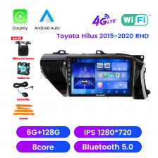 2Din Android автомобильный радиоприемник для Toyota Hilux 2015-2020 мультимедийный видеоплеер GPS-навигация стерео аудио головное устройство Carplay 4G Wi-Fi 2Din Android автомобильный радиоприемник для Toyota Hilux 2015-2020 мультимедийный видеоплеер GPS-навигация стерео аудио головное устройство Carplay 4G Wi-Fi