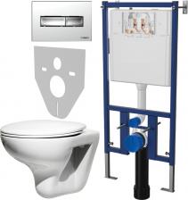 Комплект Унитаз подвесной Roca Mateo 346200000 с микролифтом + Система инсталляции для унитазов DIWO 4501 + Кнопка смыва DIWO 7322 хром Комплект Унитаз подвесной Roca Mateo 346200000 с микролифтом + Система инсталляции для унитазов DIWO 4501 + Кнопка смыва DIWO 7322 хром