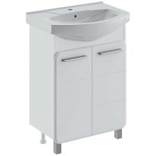 Тумба под раковину ЭРИКА - современный и стильный дизайн в оформлении ванной комнаты. Тумба под раковину ЭРИКА (напольная), выполненная в белом цвете с глянцевым покрытием, инкрустированная квадратной фрезеровкой на фасадах, превосходно украсит любой интерьер ванной комнаты. Тумба в ванную комнату имеет две распашные дверцы и одну встроенную полку. В комплекте к тумбе идут 2 ручки, петли со встроенным доводчиком, 2 хромированные и 2 пластиковые ножки. Мебель для ванной RUNO - красота и практичность в мелочах. Внимание! Умывальник в комплект поставки не входит. Тумба под раковину ЭРИКА - современный и стильный дизайн в оформлении ванной комнаты. Тумба под раковину ЭРИКА (напольная), выполненная в белом цвете с глянцевым покрытием, инкрустированная квадратной фрезеровкой на фасадах, превосходно украсит любой интерьер ванной комнаты. Тумба в ванную комнату имеет две распашные дверцы и одну встроенную полку. В комплекте к тумбе идут 2 ручки, петли со встроенным доводчиком, 2 хромированные и 2 пластиковые ножки. Мебель для ванной RUNO - красота и практичность в мелочах. Внимание! Умывальник в комплект поставки не входит.