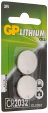 Батарейка литиевая дисковая GP Lithium CR2032 - 2 шт. в блистере Батарейка литиевая дисковая GP Lithium CR2032 - 2 шт. в блистере
