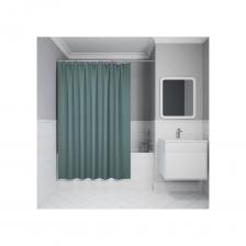 Однотонная текстильная штора для ванной зеленого цвета с фактурным рисунком «вафля». Напоминает классические текстильные шторы и соответствует актуальному тренду оформления ванной как уютной жилой комнаты. Изготовлена из износостойкого полиэстера с водоотталкивающей пропиткой. При попадании на ткань вода скатывается каплями. По верхнему краю расположены 12 хромированных металлических люверсов. Штора имеет утяжеляющую нить по нижнему краю, которая позволяет избежать задирания ткани. Легко ухаживать: шторку для ванной комнаты можно стирать в стиральной машине в деликатном режиме и гладить утюгом на минимальной температуре. Фактура: вафля Плотность материала: 150 г/м Однотонная текстильная штора для ванной зеленого цвета с фактурным рисунком «вафля». Напоминает классические текстильные шторы и соответствует актуальному тренду оформления ванной как уютной жилой комнаты. Изготовлена из износостойкого полиэстера с водоотталкивающей пропиткой. При попадании на ткань вода скатывается каплями. По верхнему краю расположены 12 хромированных металлических люверсов. Штора имеет утяжеляющую нить по нижнему краю, которая позволяет избежать задирания ткани. Легко ухаживать: шторку для ванной комнаты можно стирать в стиральной машине в деликатном режиме и гладить утюгом на минимальной температуре. Фактура: вафля Плотность материала: 150 г/м