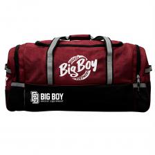 Сумка-баул, полиэстер, на колесах Big Boy Premium 36 BB-BAG-CA-RD бордово-черно-белый Сумка-баул, полиэстер, на колесах Big Boy Premium 36 BB-BAG-CA-RD бордово-черно-белый