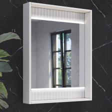 Зеркало короб Comforty «Марсель 60», с LED-подсветкой, с бесконтактным сенсором, 600x800 мм, цвет белый матовый Зеркало короб Comforty «Марсель 60», с LED-подсветкой, с бесконтактным сенсором, 600x800 мм, цвет белый матовый