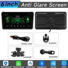 Jiuyin 6-дюймовый Ipx8 водонепроницаемый мотоцикл беспроводной Apple Carplay Android Auto портативный навигационный GPS-экран дисплей Bluetooth Jiuyin 6-дюймовый Ipx8 водонепроницаемый мотоцикл беспроводной Apple Carplay Android Auto портативный навигационный GPS-экран дисплей Bluetooth