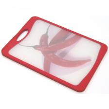 Доска разделочная Atlantis Flutto 20х14 см красный Доска разделочная Atlantis Flutto 20х14 см красный