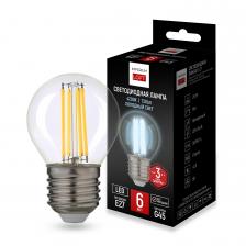 Светодиодная Лампа E27 Мощность 6W 4200K Transparent От Imperiumloft От Imperiumloft Светодиодная Лампа E27 Мощность 6W 4200K Transparent От Imperiumloft От Imperiumloft