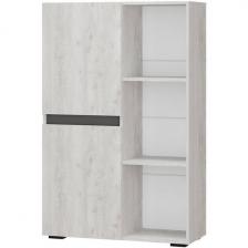 Шкаф БТС-стеллаж Мрия ШК-16, Бетон пайн светлый, Графит Шкаф БТС-стеллаж Мрия ШК-16, Бетон пайн светлый, Графит