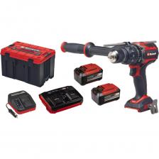 Аккумуляторный ударный шуруповерт Einhell Professional TP-CD 18/120 Li-i BL- является прекрасным дополнением к любой мастерской и входит в семейство Power X-Change. Инструмент приводится в действие бесщеточным двигателем PurePOWER, обеспечивающим повышенную мощность и длительное время работы. Функция сверления с ударом помогает при работе с такими твердыми материалами, как бетон. Благодаря 2-скоростному редуктору и электронике вы можете работать с учетом особенностей материала. Максимальный крутящий момент 120 Нм, 21 положение регулировки крутящего момента. Светодиодная подсветка, дополнительная рукоятка и ременная клипса обеспечивают удобство работы. Супер комплект для любителей путешествий и рыбалки Аккумуляторный ударный шуруповерт Einhell Professional TP-CD 18/120 Li-i BL- является прекрасным дополнением к любой мастерской и входит в семейство Power X-Change. Инструмент приводится в действие бесщеточным двигателем PurePOWER, обеспечивающим повышенную мощность и длительное время работы. Функция сверления с ударом помогает при работе с такими твердыми материалами, как бетон. Благодаря 2-скоростному редуктору и электронике вы можете работать с учетом особенностей материала. Максимальный крутящий момент 120 Нм, 21 положение регулировки крутящего момента. Светодиодная подсветка, дополнительная рукоятка и ременная клипса обеспечивают удобство работы. Супер комплект для любителей путешествий и рыбалки