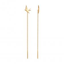 Серьги-цепочки SOKOLOV из золота 027119 Серьги-цепочки SOKOLOV из золота 027119