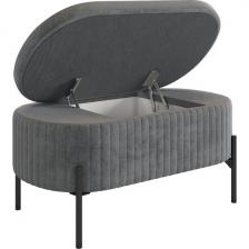 Пуф Винни Mebelson (ДСП,Велюр/Графит) арт.173754,2171 Пуф Винни Mebelson (ДСП,Велюр/Графит) арт.173754,2171