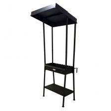 Мангал стационарный Firewood Columba с крышей 78х71х207 см Мангал стационарный Firewood Columba с крышей 78х71х207 см