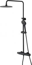Душевая стойка Lemark Bronx LM3770BL c термостатом, черная Душевая стойка Lemark Bronx LM3770BL c термостатом, черная