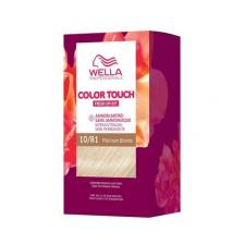 Wella Профессиональная полуперманентная краска для волос Color Touch без аммиака для обновления цвета и покрытия седых волос - набор для корней, включающий маску для волос Platinum Blonde Wella Профессиональная полуперманентная краска для волос Color Touch без аммиака для обновления цвета и покрытия седых волос - набор для корней, включающий маску для волос Platinum Blonde