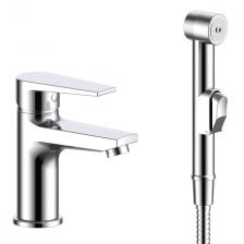 смеситель для раковины ESKO Barnaul с гиг. душем латунь хром смеситель для раковины ESKO Barnaul с гиг. душем латунь хром