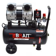 Пневматические компрессоры Компрессор воздушный Brait KB-1400/24 20.01.033.043, 24 литра, 1,4Kw, 8bar, 240л/ м, безмасляный Пневматические компрессоры Компрессор воздушный Brait KB-1400/24 20.01.033.043, 24 литра, 1,4Kw, 8bar, 240л/ м, безмасляный